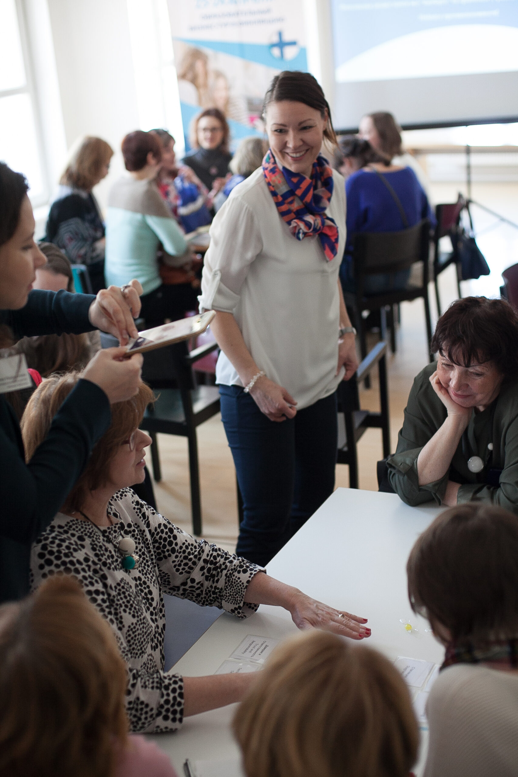 Education professionals collaborating in a workshop led by Fennomena Education Group inspired by Finnish education